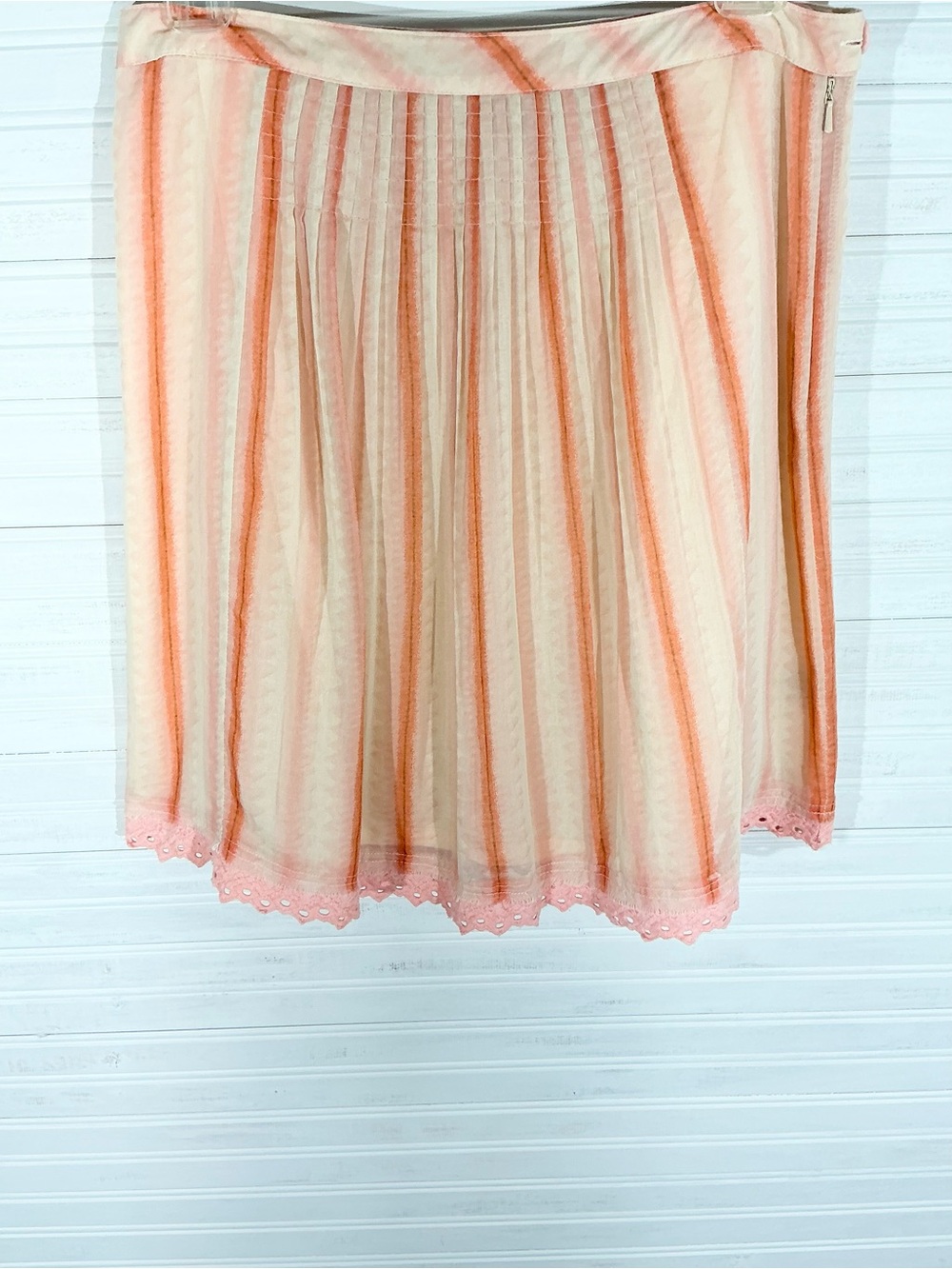 FREE PEOPLE Soft Peach Cotton Skirt